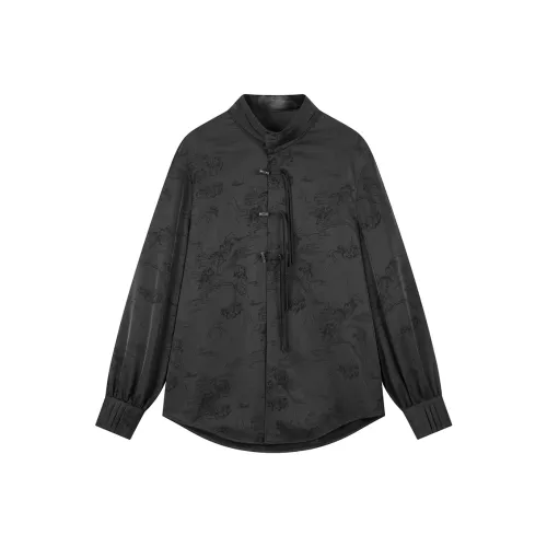 PEACEBIRD Tai Ping Bird x Suzhou Museum Collaboration Series Женские Рубашки