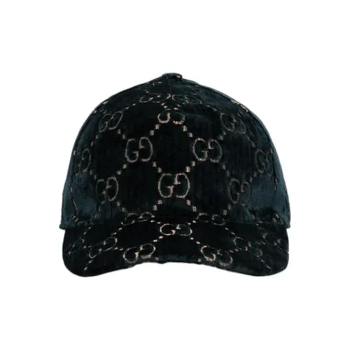 GUCCI Вискоза Шелк Хлопок Полиэстер Нейлон Кепки Женские Черный