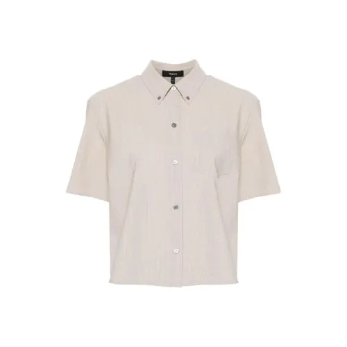 THEORY Рубашка Женская Светлый Умбра