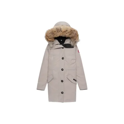 Canada Goose Rossclair Series Пуховик Зимний Женский Lime Gray