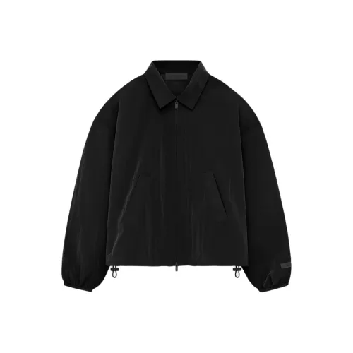Fear of God Essentials SS24 Drop2 WOMEN'SS Shell Bomber Куртки Пальто Женские Глубокий черный Глубокий черный
