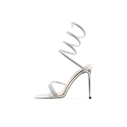 CHUYANG Римские сандалии 8 см 10 см Женские Серебряные