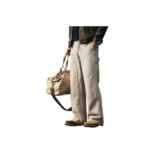 GELANLU Повседневные брюки Унисекс Пшеница