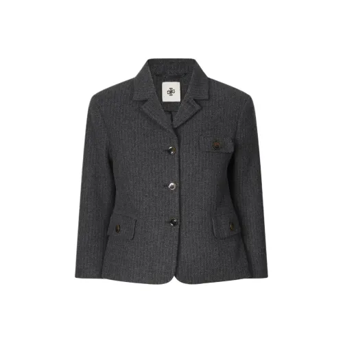 The. Garment FW24 Куртки и Пальто Женские Серый Смешанный цвет