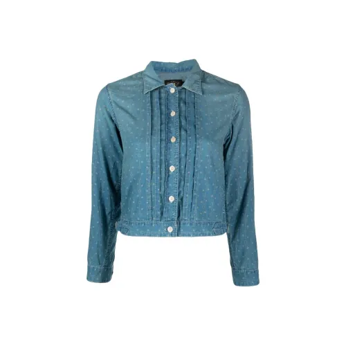 Double RL Синие Женские Рубашки