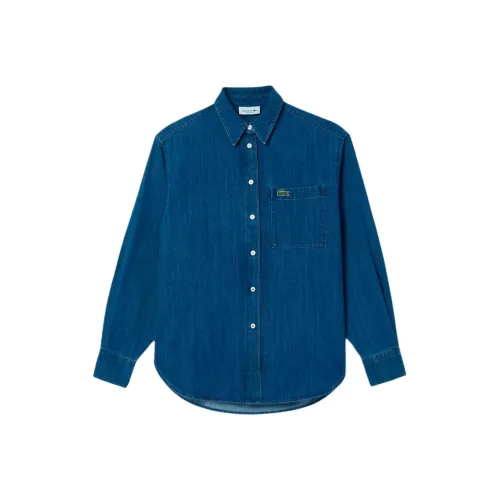 LACOSTE Синие Женские Рубашки