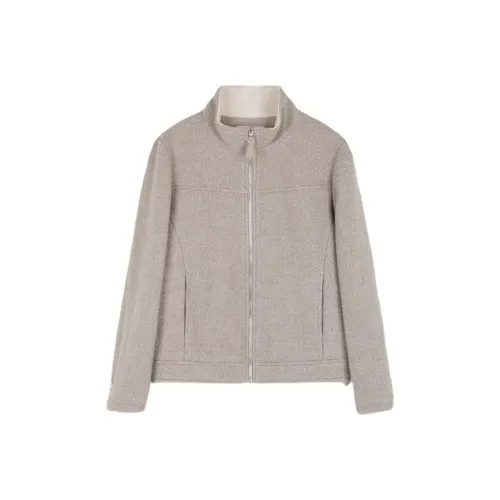 IHIMI Куртки Пальто Женские Овсяный