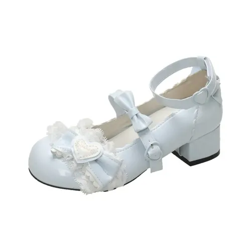 Dawei's House Грубый каблук Туфли Мэри Джейн Женские Набор в подарочной коробке