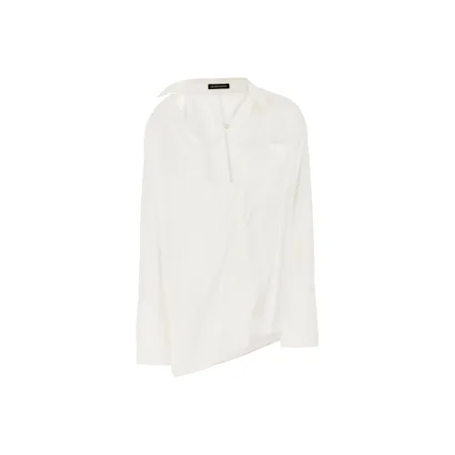 Ann Demeulemeester Рубашка Женская Белая