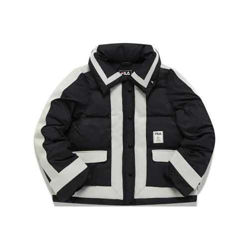 FILA MIHARA YASUHIRO Collaboration Collection Глубокий черный Женские пуховики