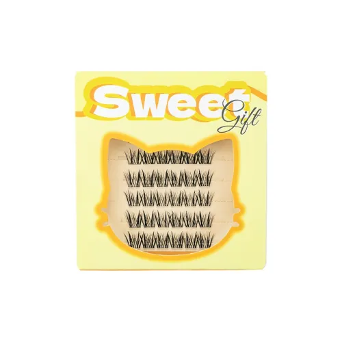 KULESI Двойной заостренный накладные ресницы из овечьей шкуры Horn естественный увеличивающий длину стиль