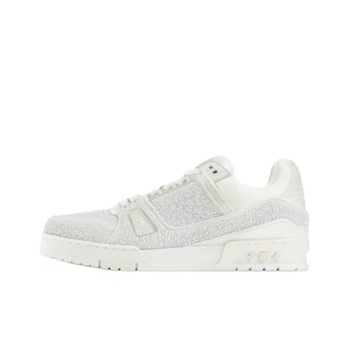 LOUIS VUITTON Тренер Low Топ Скейтборд Кроссовки Мужские Белые