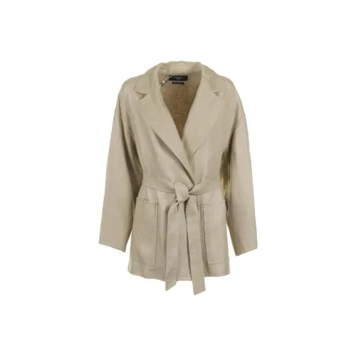 WEEKEND MaxMara Куртки и Пальто Женские Бежевые