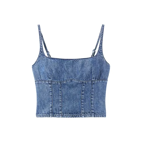 Miss Sixty Топ на бретелях Женский Средний Синий