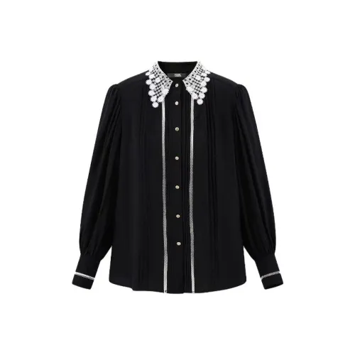 Karl Lagerfeld Рубашка Женская Черная