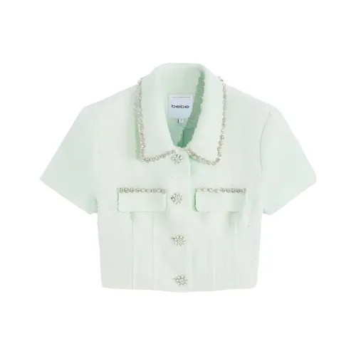 BEBE SS24 Куртки и Пальто Женские Светло-Зеленый