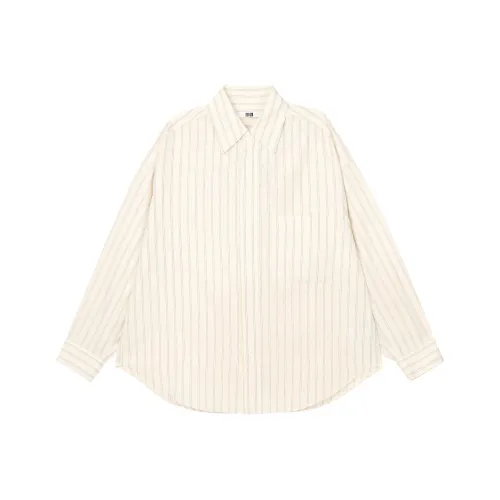 UNIQLO FW23 U Series Рубашка Женская Светлый Бежевый