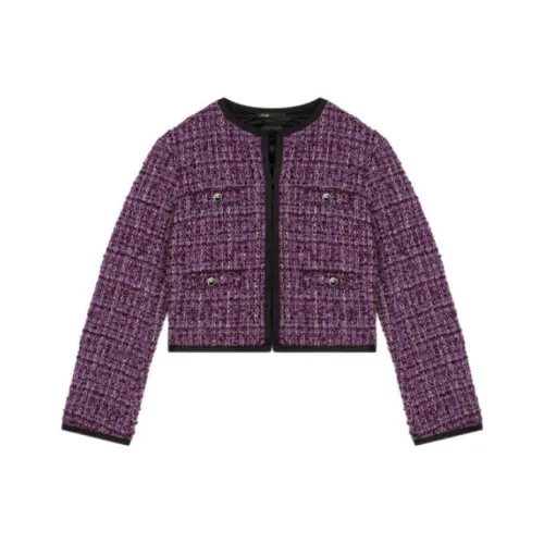 Maje Фиолетовые Женские Куртки