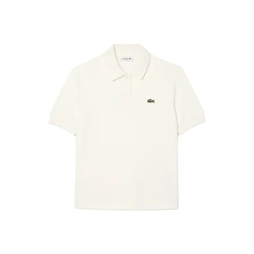 LACOSTE Поло Женское Белое