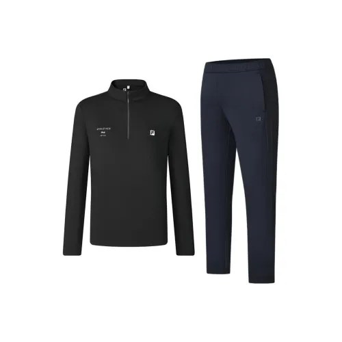 FILA Pitch Черный + Легенда Синий Мужская Повседневная Спортивная Одежда