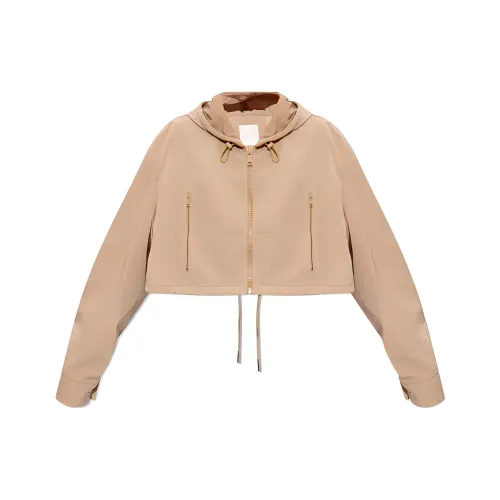 GIVENCHY FW23 Куртки и пальто женские хаки