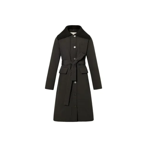Carven Черные Женские Пуховики