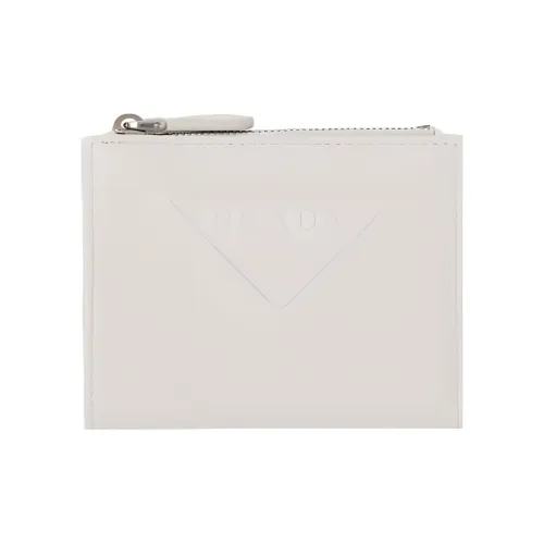 PRADA Кожа Кошелек Женская Белая