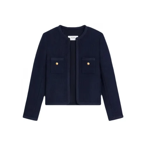 CELINE SS22 Куртки и Пальто Женские Темно-Синий