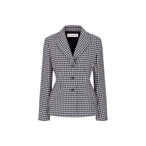 DIOR Куртки Пальто Женские Черный Белый