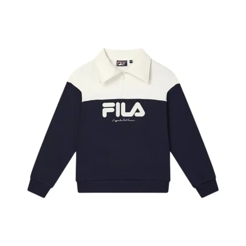 FILA ORIGINALE Night Пилотный Синий Женские Трикотаж