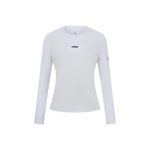 KSWISS T-Shirt Женская Снежно-Белая