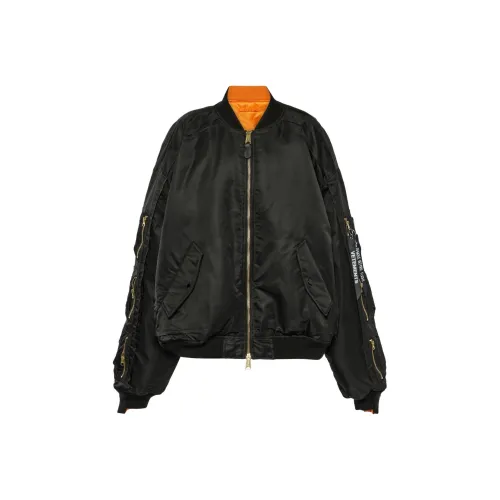 Vetements Черный/оранжевый Женские Куртки