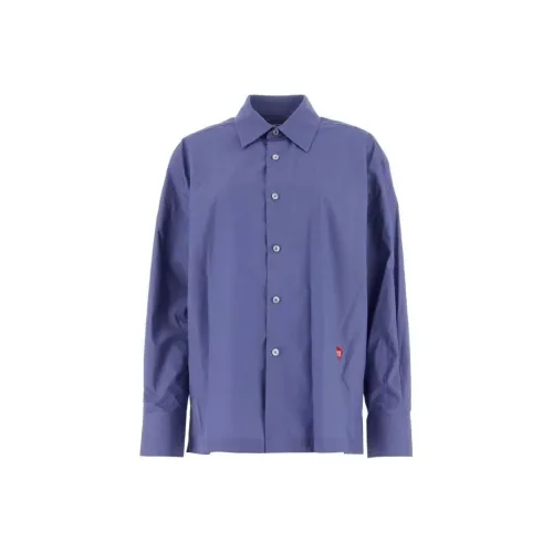 Alexander Wang SS24 Рубашка Женская Синяя