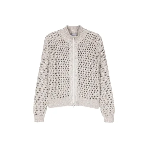 BRUNELLO CUCINELLI Трикотаж Женский Миндально-Бежевый