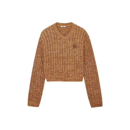 d'zzit Рыжевато-коричневый Женский Трикотаж