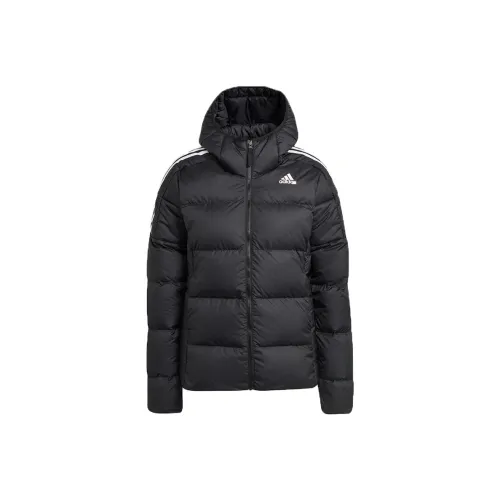 Adidas Пуховик Зимний Международная версия Женские Черный