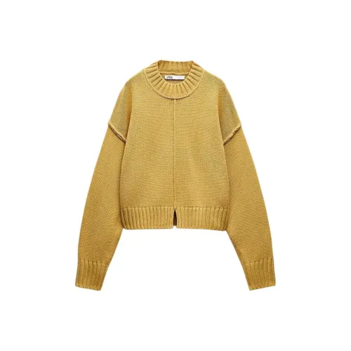 ZARA Желтый Женская Трикотажная Одежда