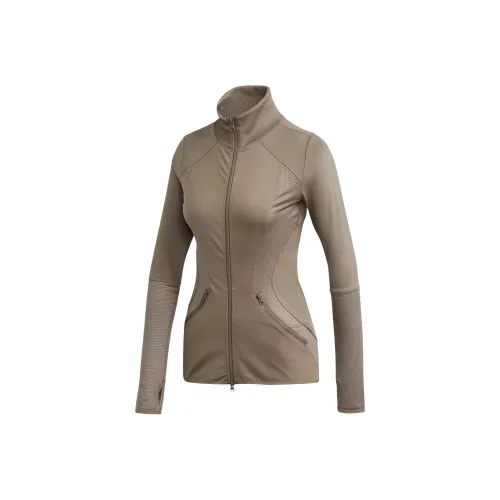 Adidas SMC Куртки и Пальто Женские Светло-Серый Коричневый