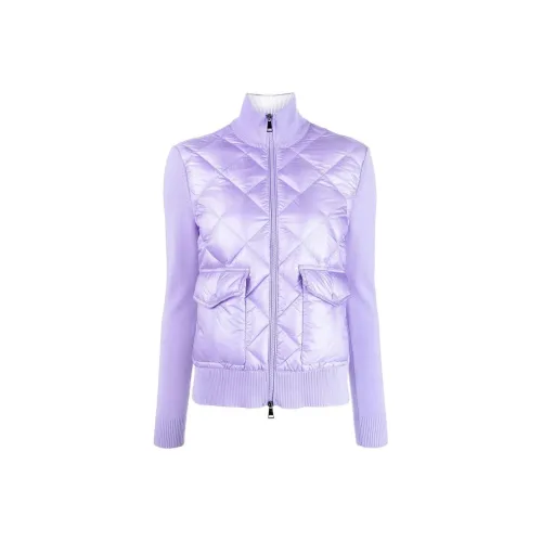 Moncler Светло-фиолетовые Женские Пуховики