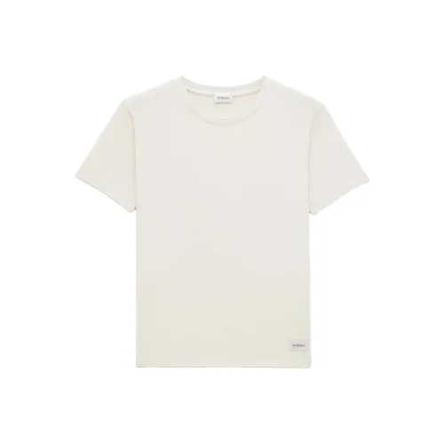 SAINT LAURENT T-рубашка Женская Естественный