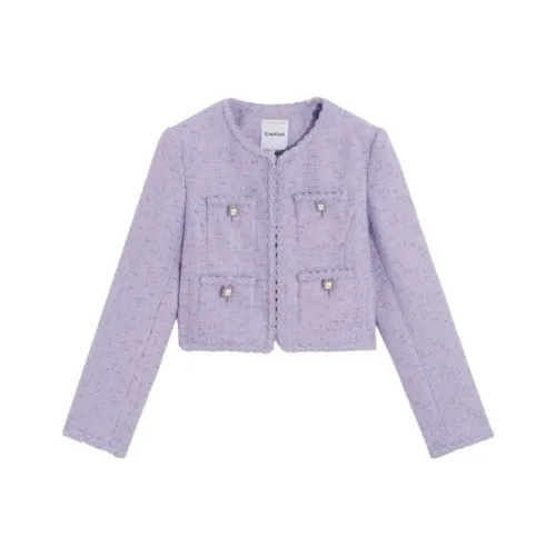 BEBE SS24 Куртки и Пальто Женские Фиолетовые