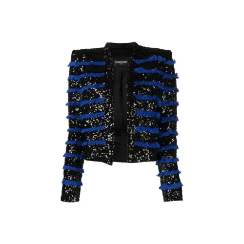 BALMAIN Черные Женские Куртки