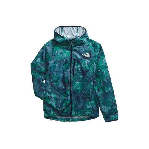 The North Face Куртки Пальто Женские Стальной Синий Interval С принтом