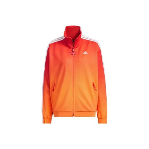 Adidas x Qi Bai Shi Куртки и Пальто Женские Светло-Красный Белый