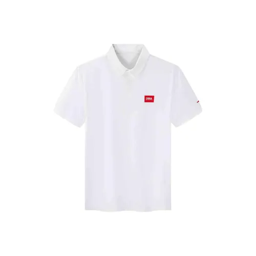 Erke ZONGXUNXILIE Мужская поло True White