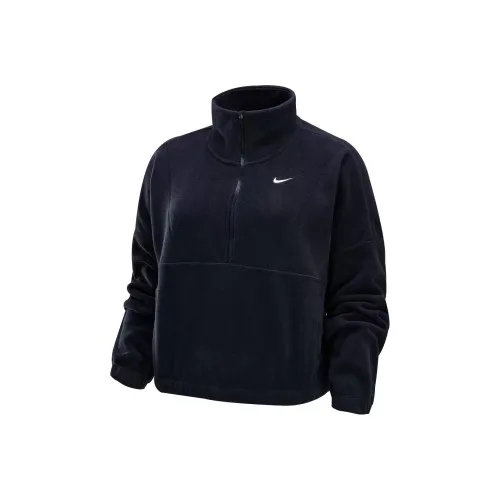 Nike Therma Fit Толстовка Женские Черный Белый