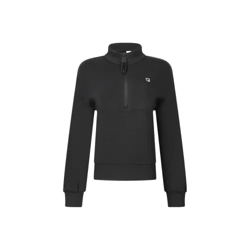 FILA Темно-черные Женские Свитшоты