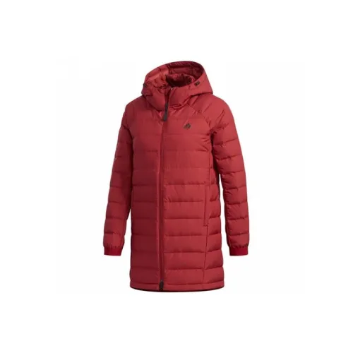 Adidas Пуховик Зимний Женский Красный