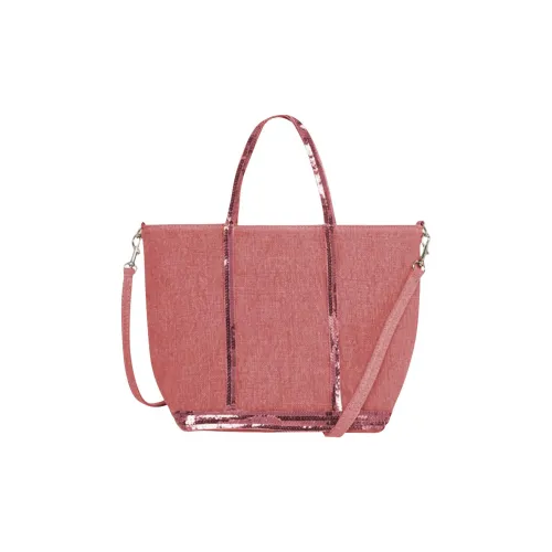 Vanessa Bruno Linen Tote Bag Shopping Bag Shoulder Bag Crossbody Bag Small Women's Red
