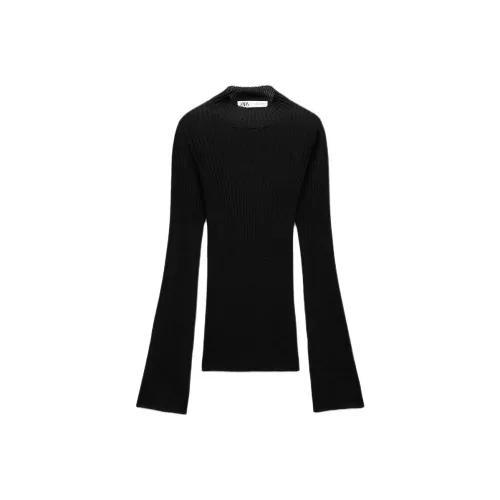 ZARA Черный Женский Трикотаж